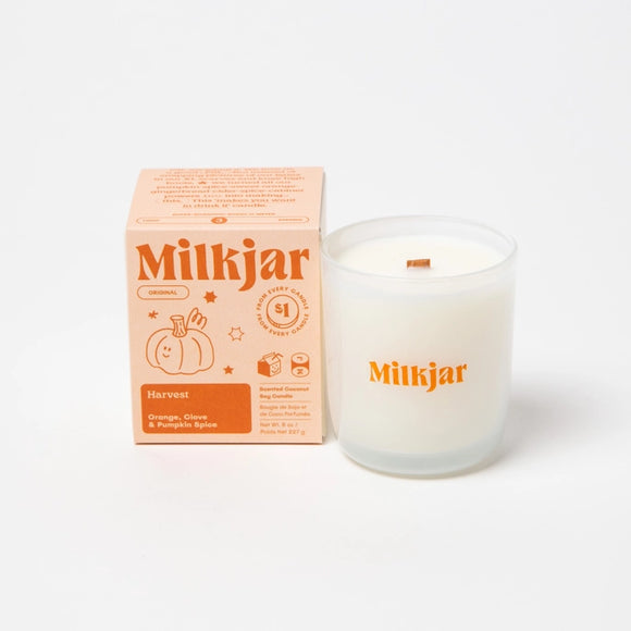 Harvest-Orange, Clove & Pumpkin Spice Soy 8oz Candle - Rose and Vine Florals