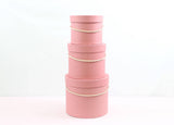 Basic Round Flower Hat Box with Lid - Various Colors and Sizes - For Luxury Flower / Gift / Chocolate Strawberries Arrangements: White / Small