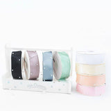 Pearl Beaded Organza Ribbon - 4CM x 10Y: 02 - Light Pink - Rose and Vine Florals