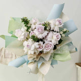 Rose Printing Design Flower Wrapping Paper (20pcs/bag): 3 - Black