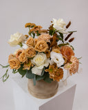 Fall Hat Box Arrangement