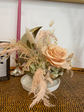 Crescent Moon Dried Arrangement - Rose and Vine Florals