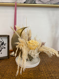 Crescent Moon Dried Arrangement - Rose and Vine Florals
