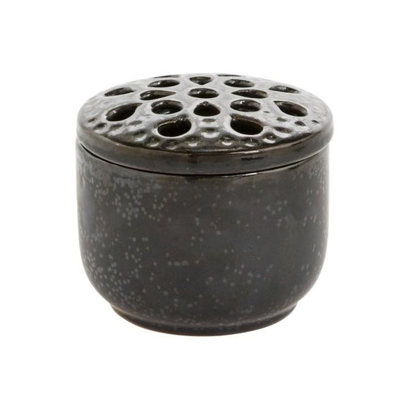 Black Barwick Vase - Rose and Vine Florals