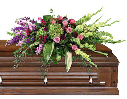 Casket Spray - Rose and Vine Florals