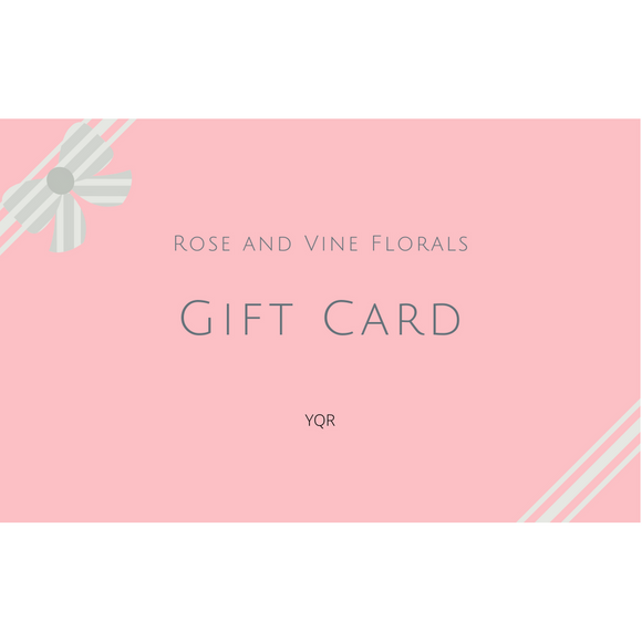 Rose and Vine Gift Card