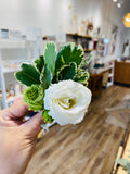 Grad Boutonniere - Rose and Vine Florals