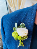 Grad Boutonniere - Rose and Vine Florals