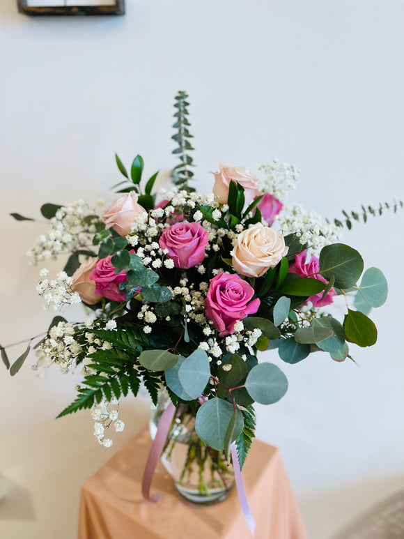 Lux Soft Rose Arrangement