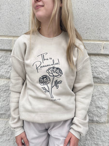 Busy Ferns 'This is Ranunculus' Crewneck - Rose and Vine Florals