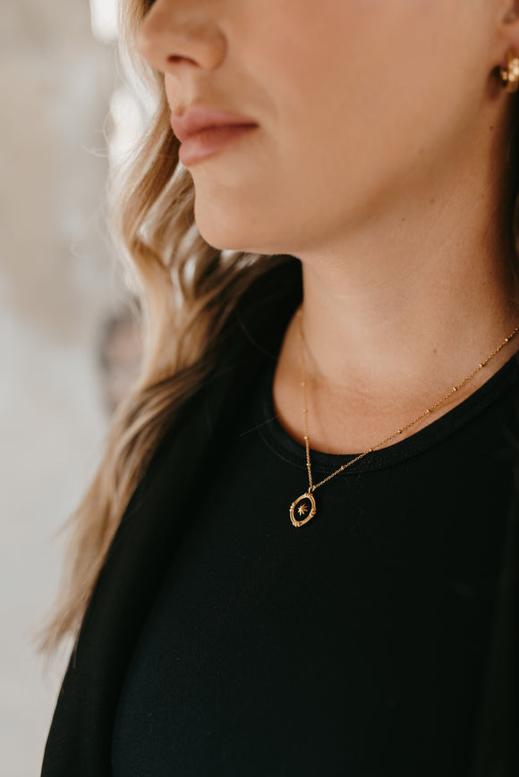Saint & Main - North Star Necklace - Rose and Vine Florals