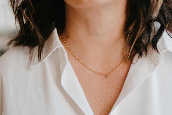 Saint & Main - Jo Necklace - Rose and Vine Florals