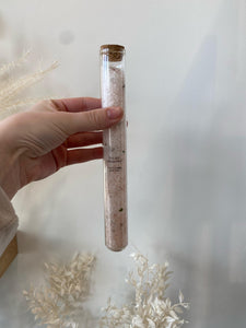 Test Tube Bath Salts - Rose and Vine Florals