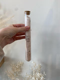 Test Tube Bath Salts - Rose and Vine Florals